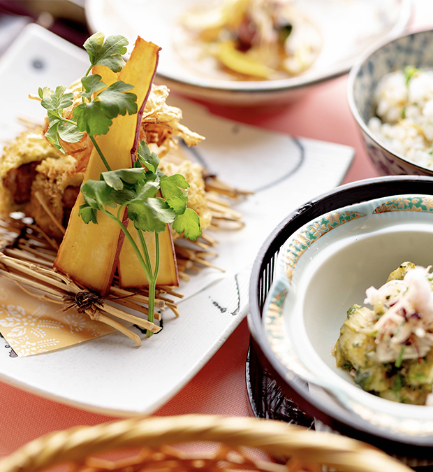 綾部の料亭 ゆう月 春の会席 リーズナブル ランチ