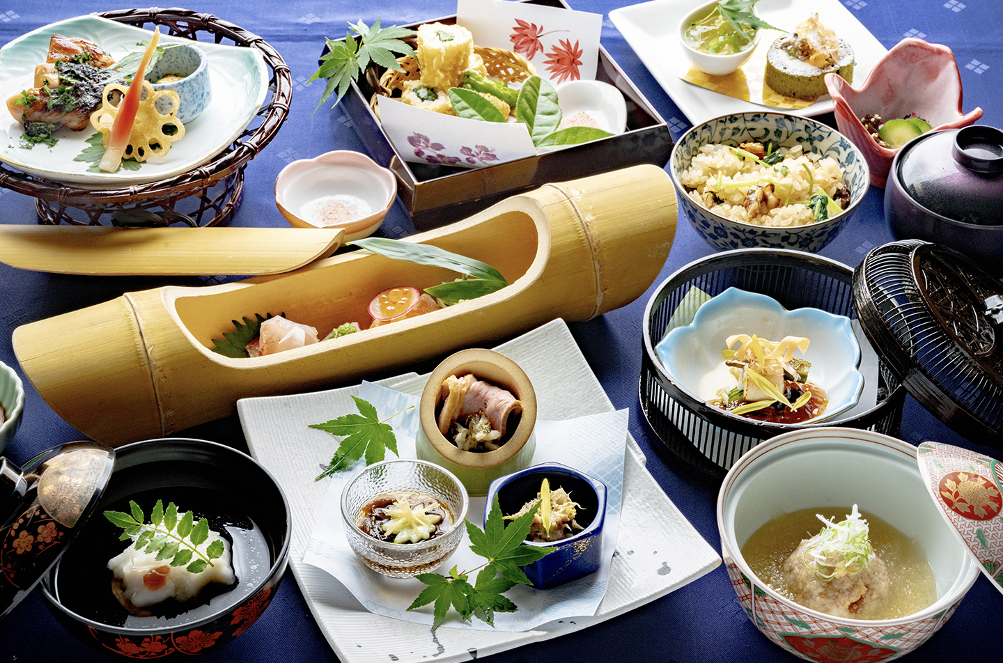 綾部のレストラン ゆう月 和食 ホタルのページの会席料理