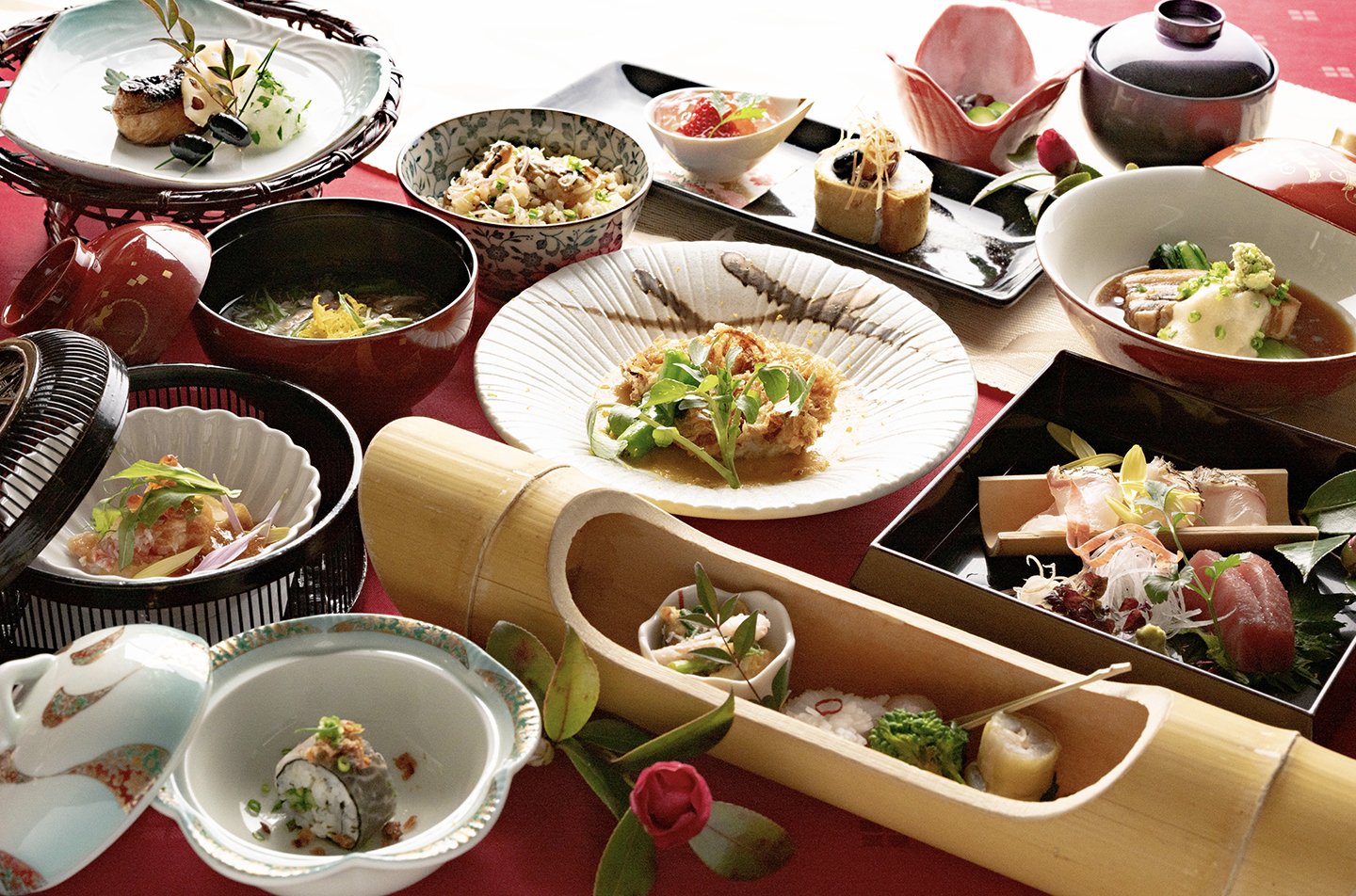 京都の和食レストラン ゆう月の冬の会席料理 正月 成人式 新年会 