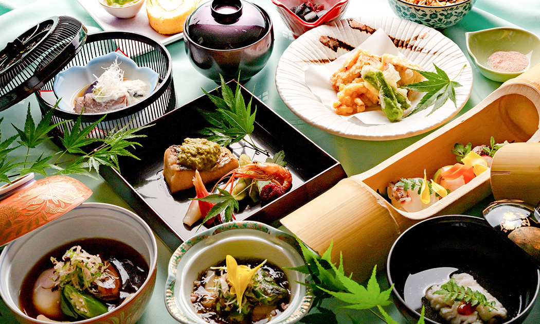 綾部の和食レストラン ゆう月の夏の会席料理