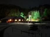 綾部ゆう月　庭園ライトアップ